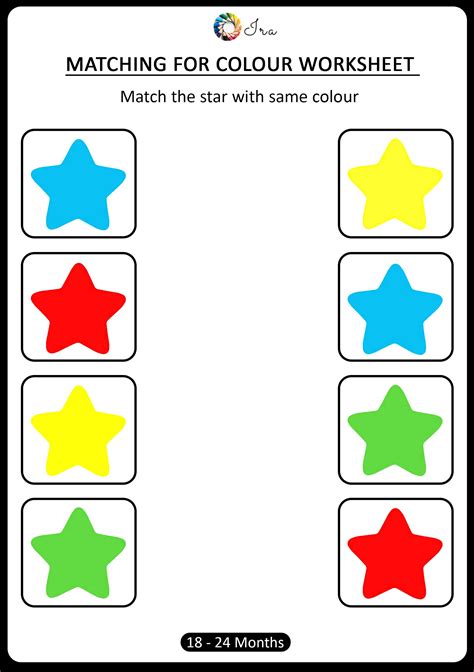 Printable Toddler Matching Worksheets at Bridget Powers blog