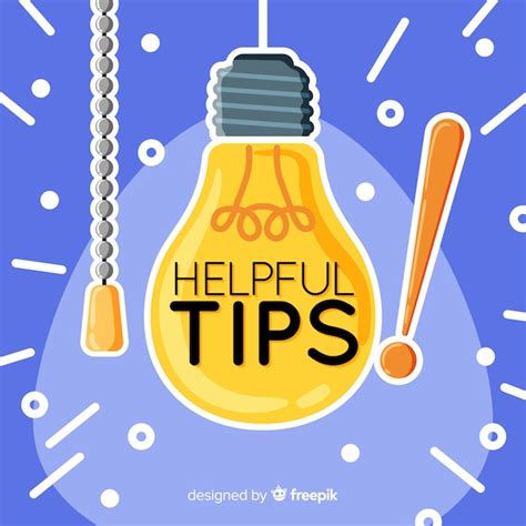 Free Vector | Flat helpful tips concept