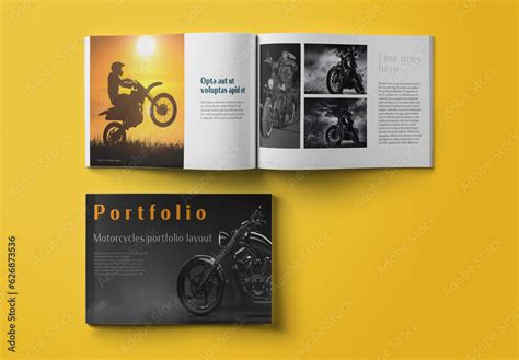 Minimalist Portfolio Layout Stock Template | Adobe Stock