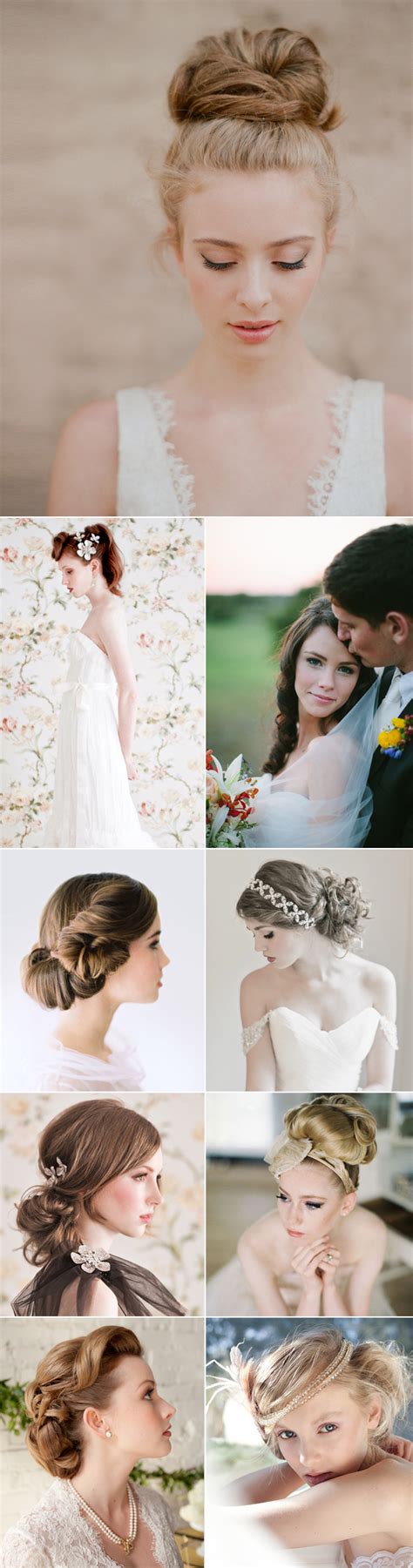 16 Natural and Elegant Bridal Hairstyles - Praise Wedding