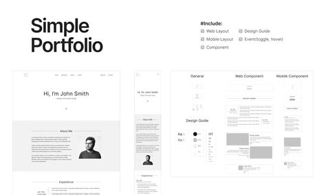Simple Portfolio | Figma
