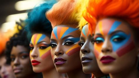 Premium Photo | Diversity expressing yourself through creative makeup
