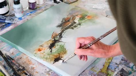 How to paint/Peinture acrylique abstraite/Abstract Painting /Pintura ...