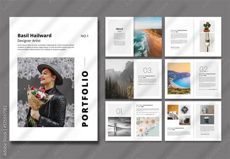 Project Portfolio Layout Stock Template | Adobe Stock