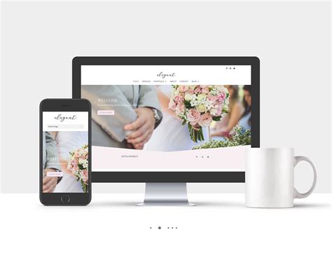 Elegant Website on Behance